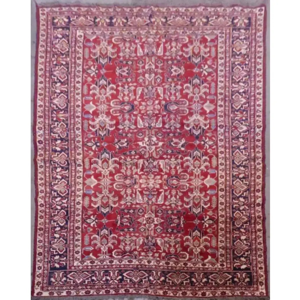 One Of The Kind Persian Turkman Rug 7'6" x 11'5" zandirugs